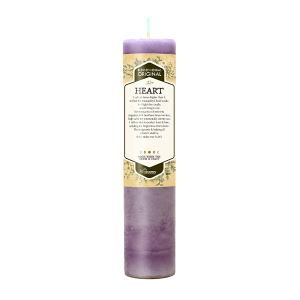 Blessed Herbal Heart Candle Special Pour